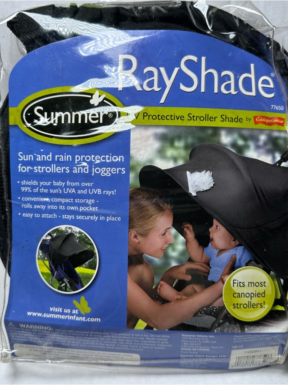 Kiddopotamus Summer Infant RayShade UV Protective Stroller SHADE-Award Winning